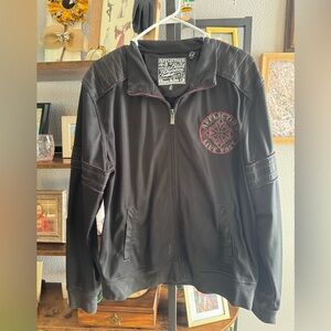 Affliction ⭐️⭐️⭐️ zip up jacket.  Size XL.   Great shape.